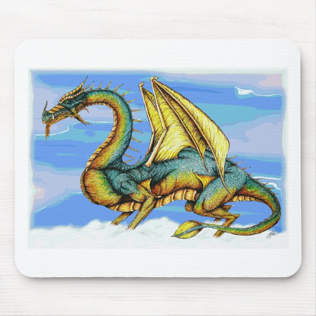 Spike the Cloud Walker Mouse Pad (Front)