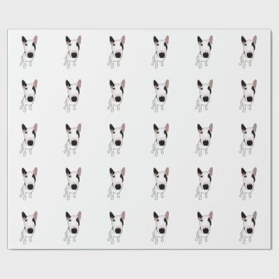 Spike the English Bull Terrier Wrapping Paper
