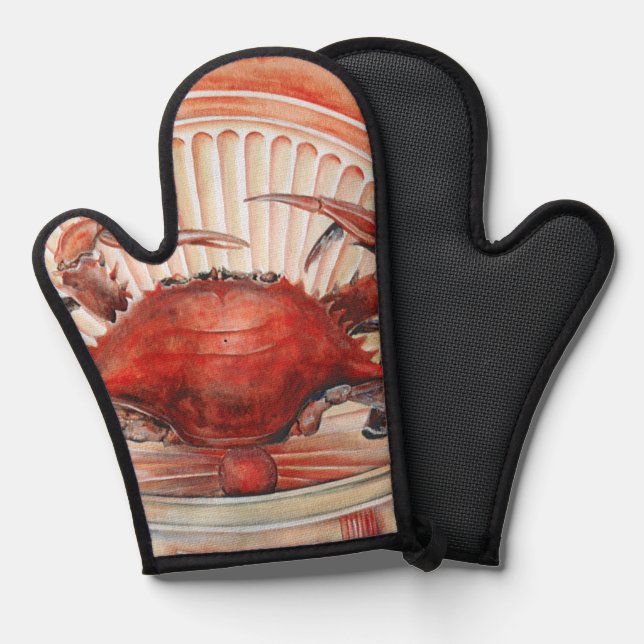 Spike, the Heavy Weight World Champion Oven Mitt (Front/Back)