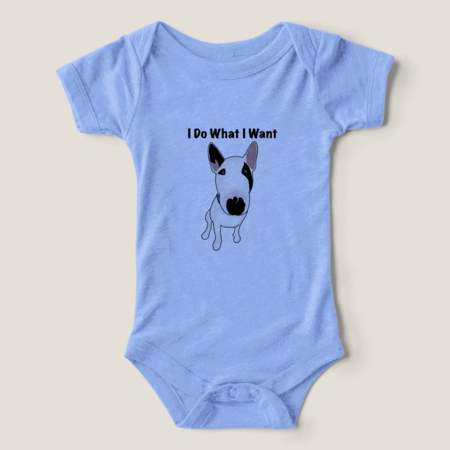 Spike the Pup Baby One piece Infant T-shirt (Design Front)