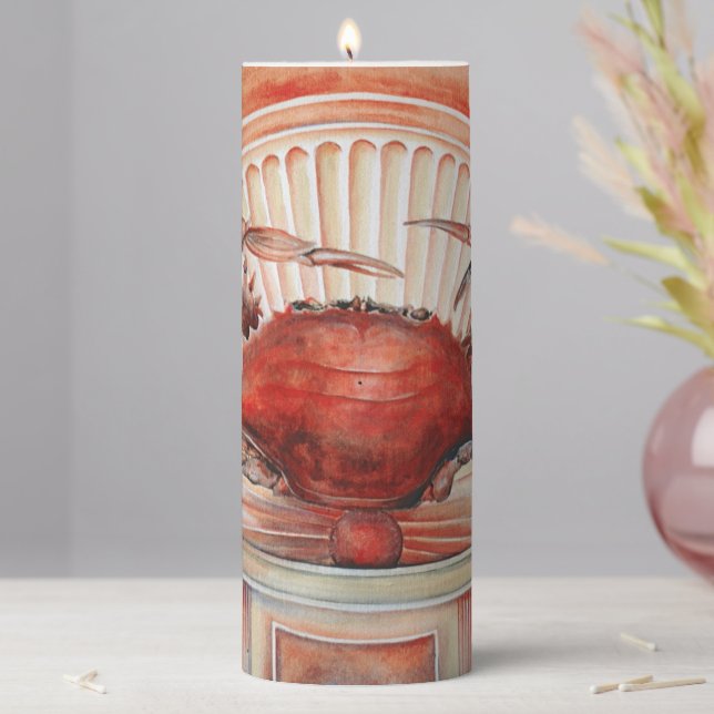 Spike, the World Champion Pillar Candle (In Situ)