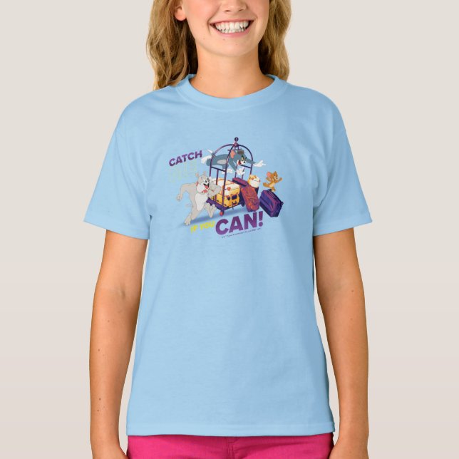 Spike, Tom & Jerry - Catch Me If You Can T-Shirt (Front)
