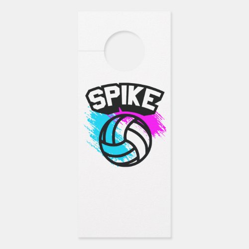 Spike Volleyball Door Hanger