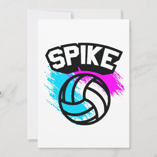 Spike Volleyball Invitation