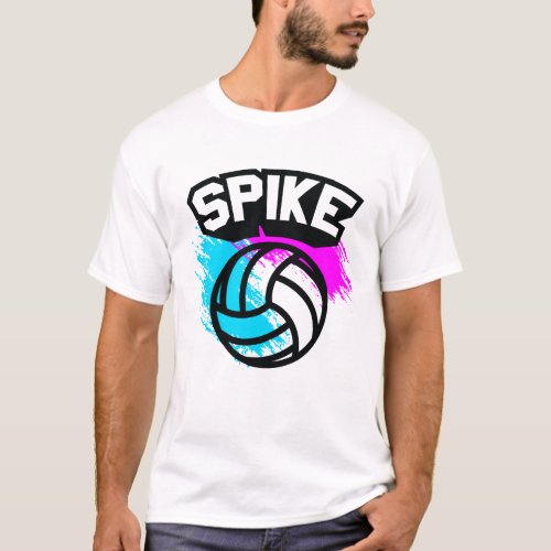 Spike Volleyball T_Shirt