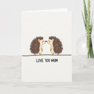 Spiked Quills Love Card