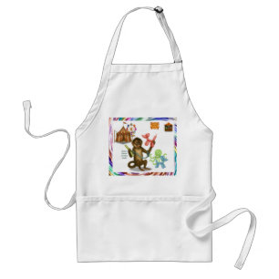 Spike's balloon monkey magic adult apron
