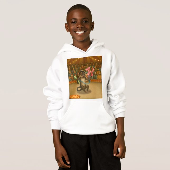 Spike's balloon monkey magic hoodie (Front Full)