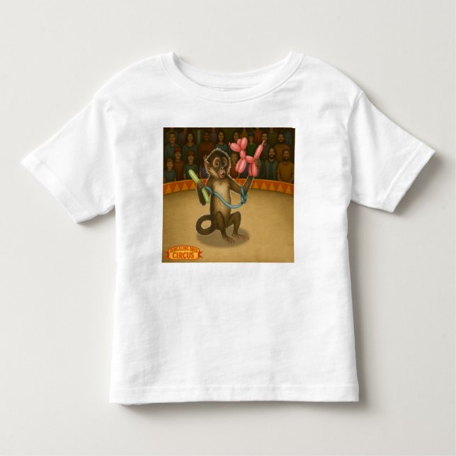 Spike's balloon monkey magic toddler t-shirt (Front)