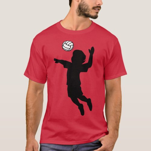Spiking the Volleyball T_Shirt