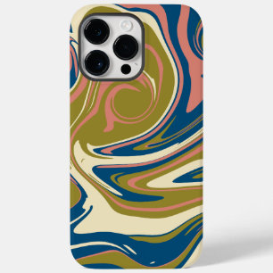 Spill - Blue, Olive Green, Pink and Cream Case-Mate iPhone 14 Pro Max Case