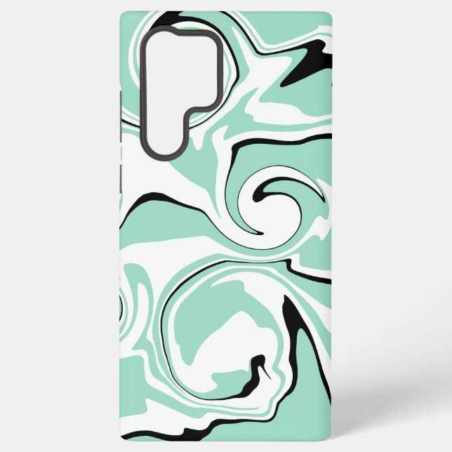 Spill - Green (Mint) Samsung Galaxy Case (Back)