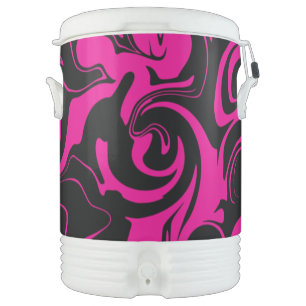 Spill - Magenta and Black Beverage Cooler