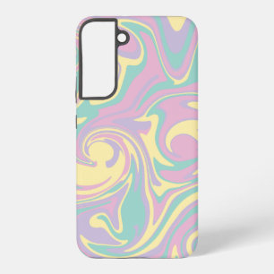 Spill - Pastel Pink, Yellow, Purple and Green  Samsung Galaxy S22+ Case