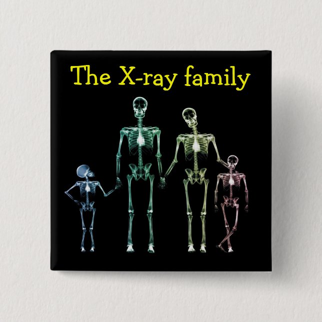 Spilla xray family pinback button (Front)