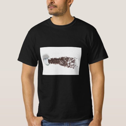 Spilled coffee beans T_Shirt