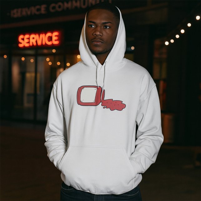 Spilled Jam Cute Red Jelly Jar  Hoodie (Creator Uploaded)