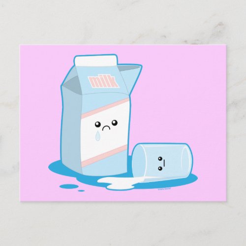 Spilled Milk Postcard