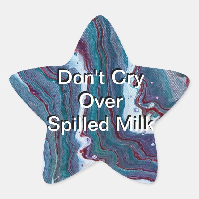 Spilled Milk Star Sticker (Front)