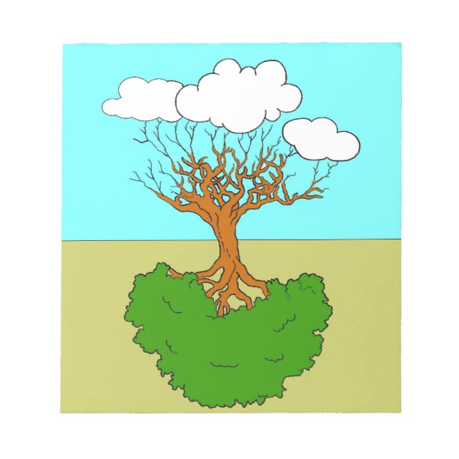 spilled tree notepad (Front)