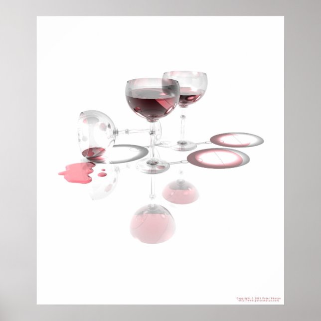 Spilled Wine Poster (Front)