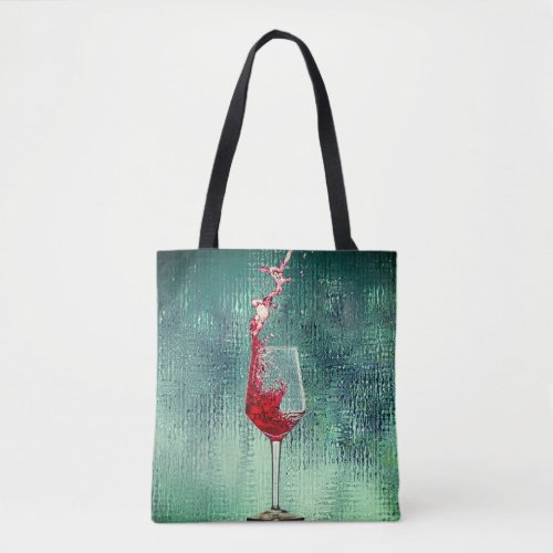 Spilled wine tote