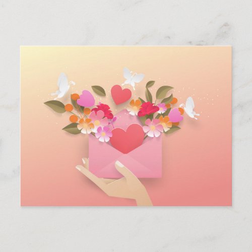 Spilling My Hearts Postcard