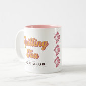 Spilling Tea Book Club Coffee Mug (Front Left)