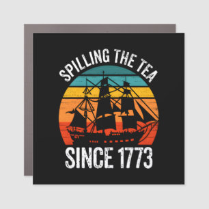 Spilling The Tea Since 1773 Car Magnet