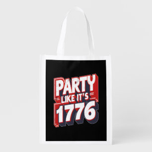 Spilling The Tea Since 1773 Funny American History Grocery Bag