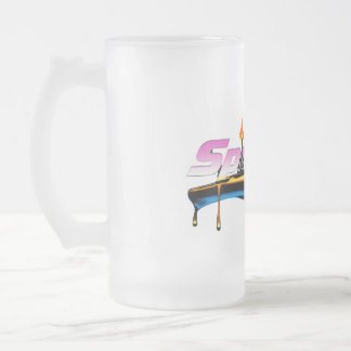 SpillLife Frosted Glass Mug – Cool Look.