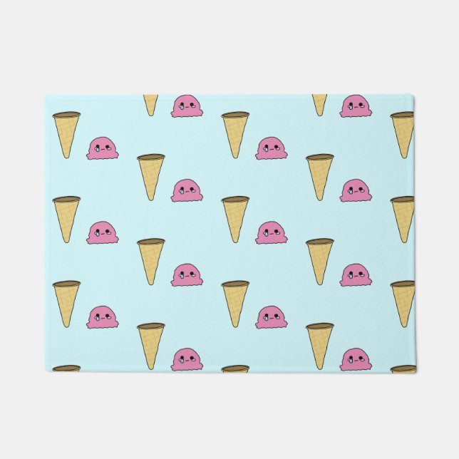 Spilt Ice Cream Doormat (Front)