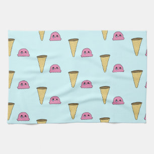Spilt Ice Cream Kitchen Towel