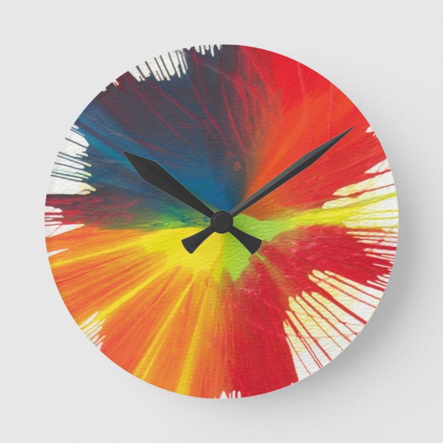 Spin Art clock (Front)