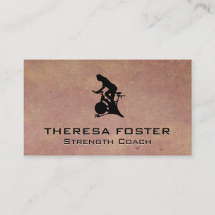 Spin Bike Personal Trainer Business Card