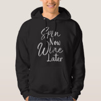 Spin Class Joke Spinning Instructor Gift Spin Now