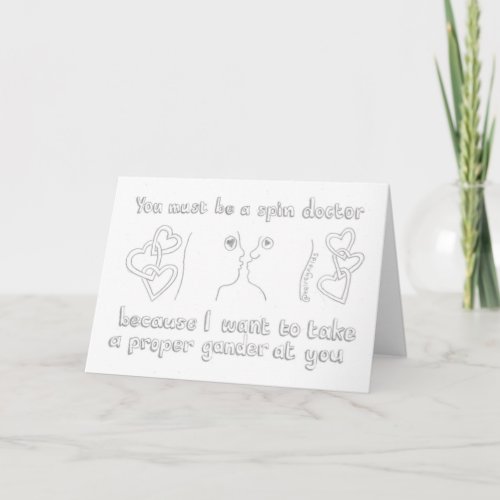 Spin Doctor Valentines Day Card