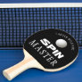 SPIN MASTER Personalized Editable Black Ping Pong Paddle