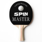 SPIN MASTER Personalized Editable Black Ping Pong Paddle SPIN MASTER Personalized Editable Black Ping Pong Paddle