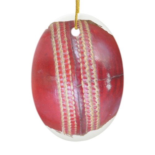 Spin Master's Sphere: A Fun Left Spin Cricket Ball Ceramic Ornament