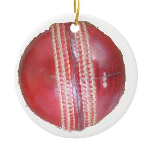 Spin Master's Sphere: A Fun Left Spin Cricket Ball Ceramic Ornament