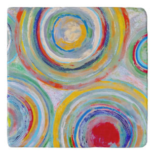 Spin Out Marble Trivet