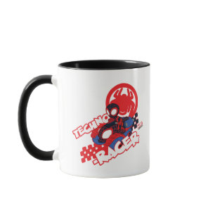 Spin Riding His Techno-Racer Mug
