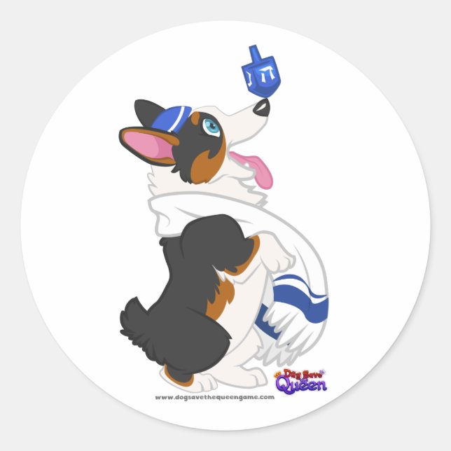 Spin the Dreidel- Sticker (Front)