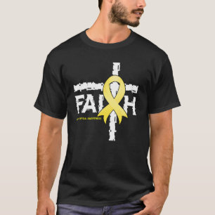 Spina Bifida Awareness Christian Faith & Cross 1 T-Shirt