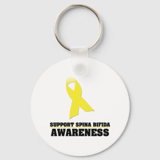 Spina Bifida Awareness Keychain