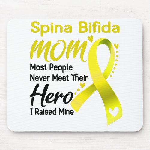 Spina Bifida Awareness Month Ribbon Gifts Mouse Pad