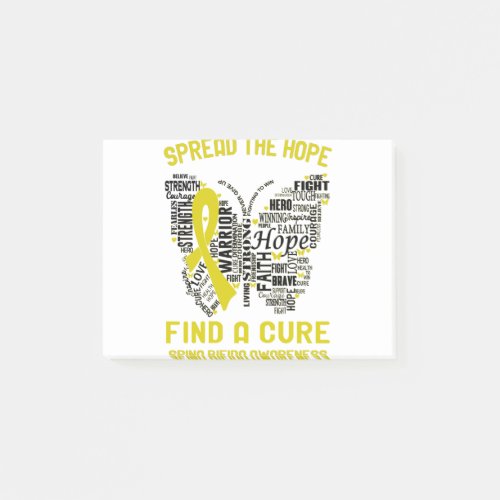 Spina Bifida Awareness Month Ribbon Gifts Post_it Notes