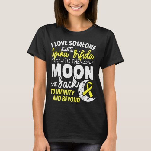 Spina Bifida Awareness Shirts Support Ribbon Love 