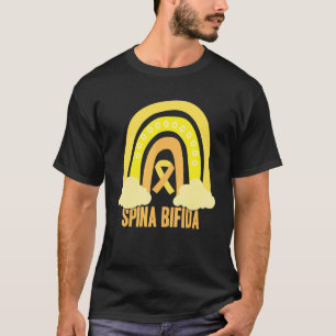 Spina Bifida Awareness Yellow Ribbon For Men Women T-Shirt